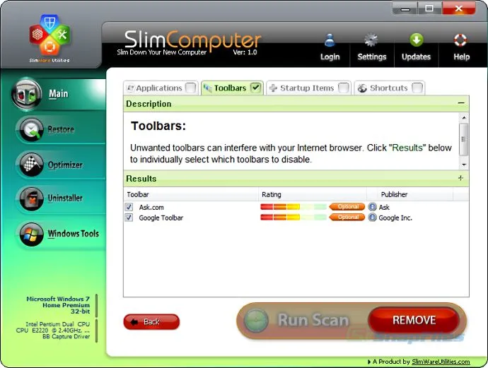 SlimComputer स्क्रीनशॉट 2