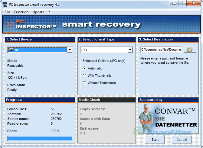 PC Inspector Smart Recovery स्क्रीनशॉट 1