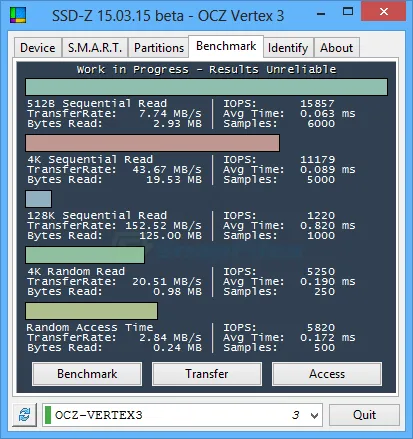 SSD-Z स्क्रीनशॉट 2