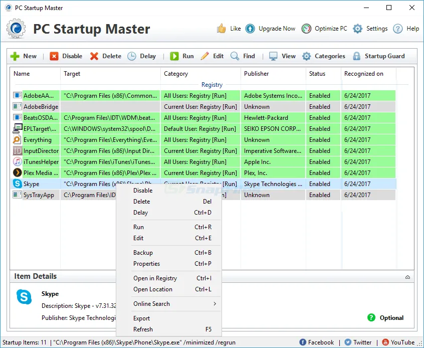 PC Startup Master स्क्रीनशॉट 1