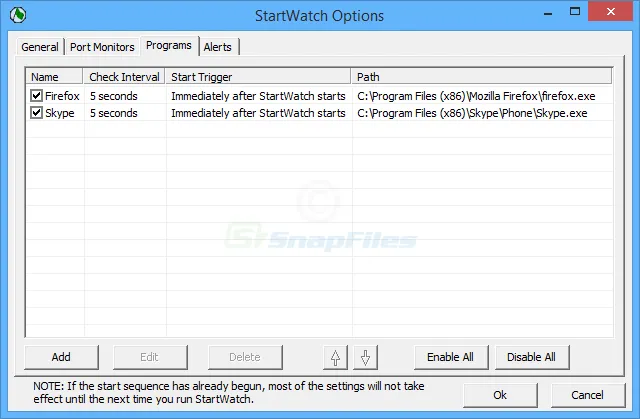 StartWatch स्क्रीनशॉट 2