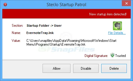 SterJo Startup Patrol स्क्रीनशॉट 2