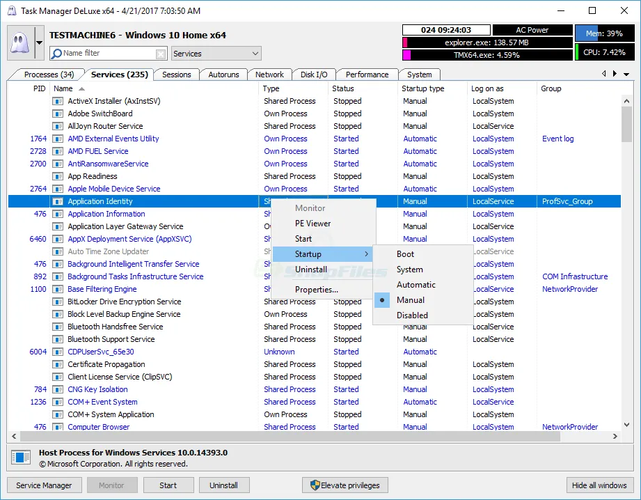 MiTeC Task Manager DeLuxe स्क्रीनशॉट 2