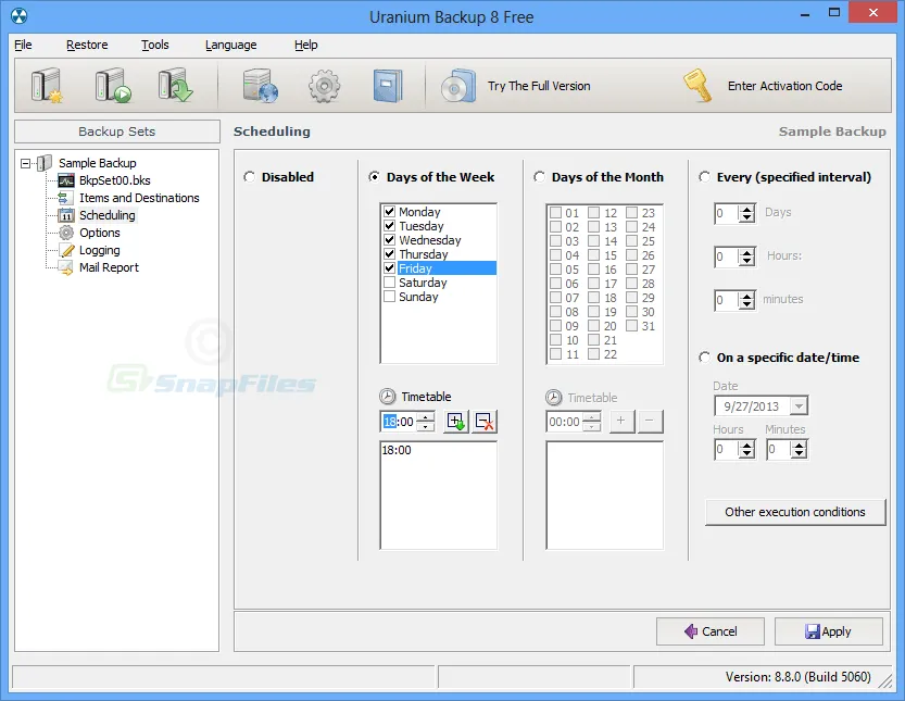 Uranium Backup Free स्क्रीनशॉट 2