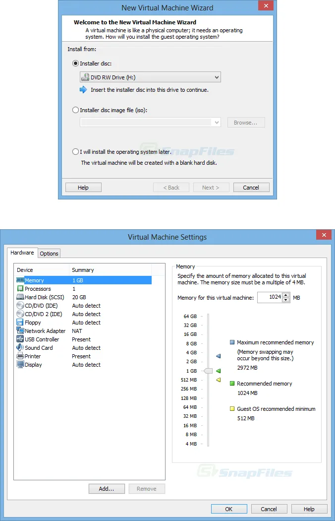 VMware Player स्क्रीनशॉट 2
