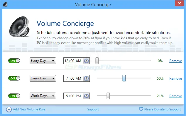 Volume Concierge स्क्रीनशॉट 1