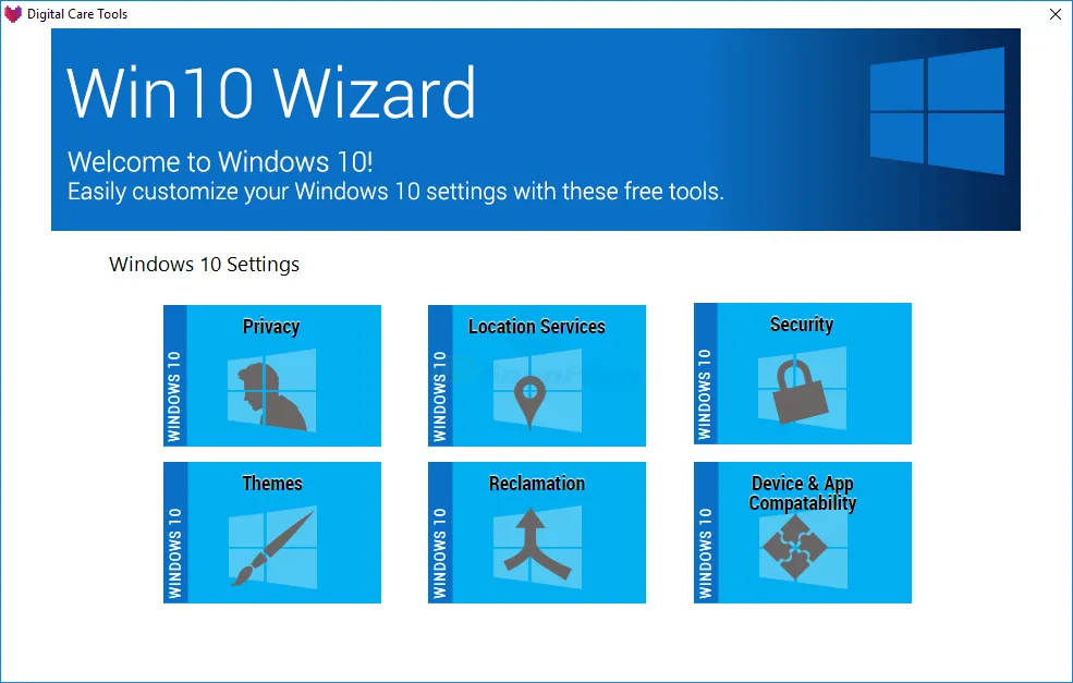 Win10 Wizard स्क्रीनशॉट 1