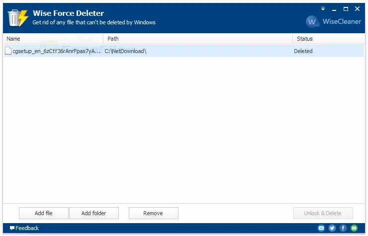 Wise Force Deleter स्क्रीनशॉट 2