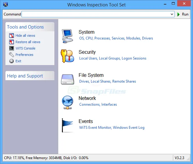 Windows Inspection Tool Set स्क्रीनशॉट 1